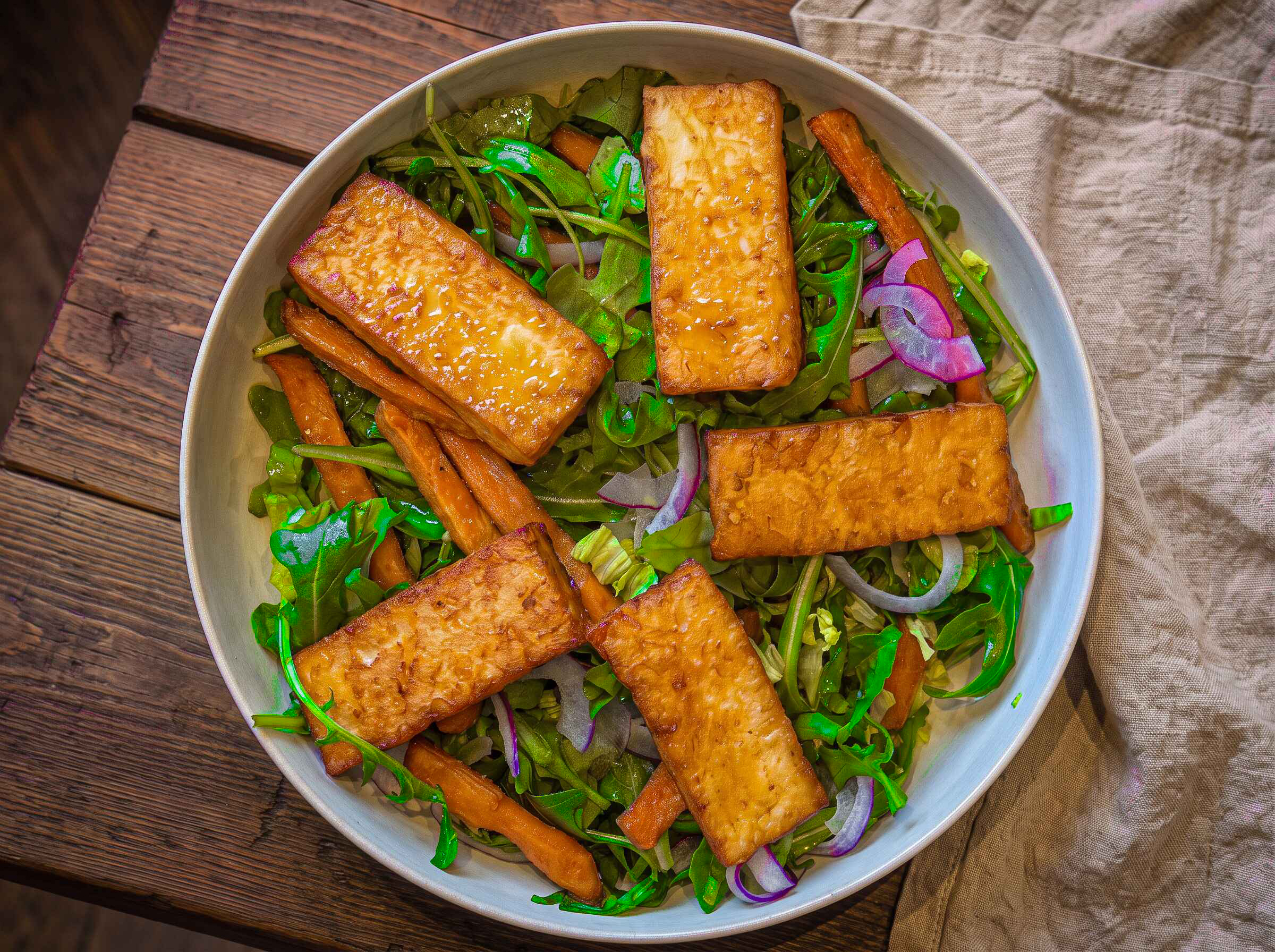 Halloumi & Süßkartoffel Salat